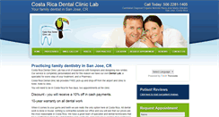 Desktop Screenshot of dentalcliniclabcostarica.com